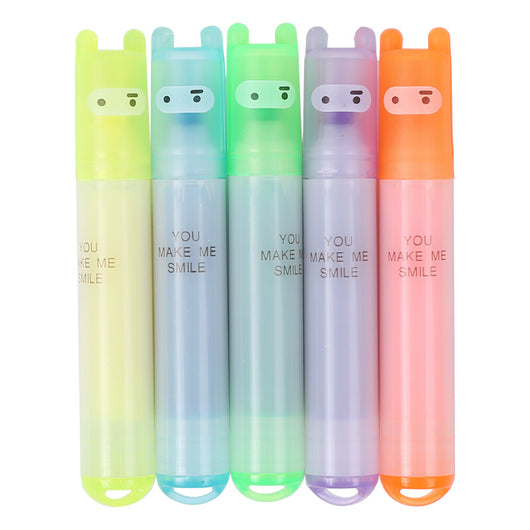 6 Pcs/lot Cute Kawaii 6 Color Mini Rainbow M&g Highlighter Pen Stationery Sets Office School Supplies Gift Korean Student