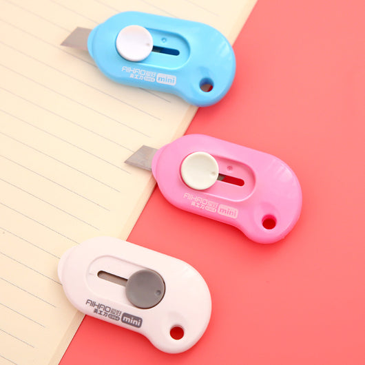 Cute Kawaii DIY Korean Aihao Paper Mini Cutter Letter Utility Knife School Office Home Supplies Stationery