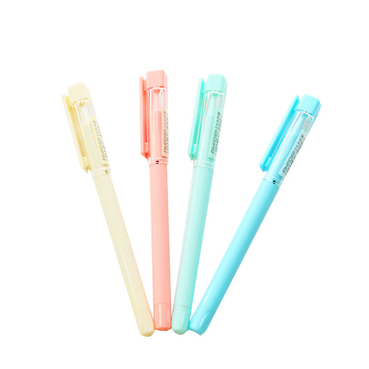 Cute Kawaii Candy Color Aihao 0.5mm Blue Black Ink Gel Pens Writing Kids Student School Office Supplies Stationery Blue