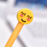 Cartoon Cute Emoji Gel Pens 0.5mm Black Ink Pen Kids Gift School Office Supplies Stationery For Students Writing