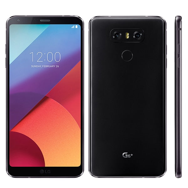 Unlocked LG G6 Plus Mobile Phone 4G RAM  G6+ H870DSU 128G ROM Quad-core 4G LTE Dual SIM 5.7 inch display 3300mAh Cellphone 13MP