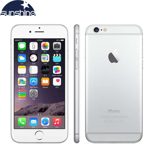 Unlocked Original Apple iPhone 6 Mobile Phone 4.7" 8.0 MP Camera Dual Core 16/64/128GB ROM GSM WCDMA Used Phone