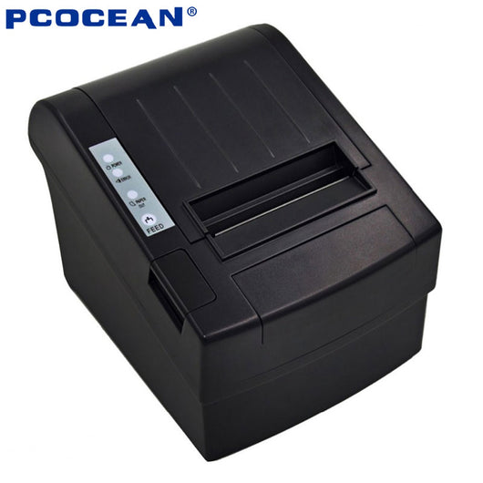 5PCS 80mm pos printer High Speed thermal receipt printer automatic cutting USB+Ethernet ports 300 mm/s_DHL