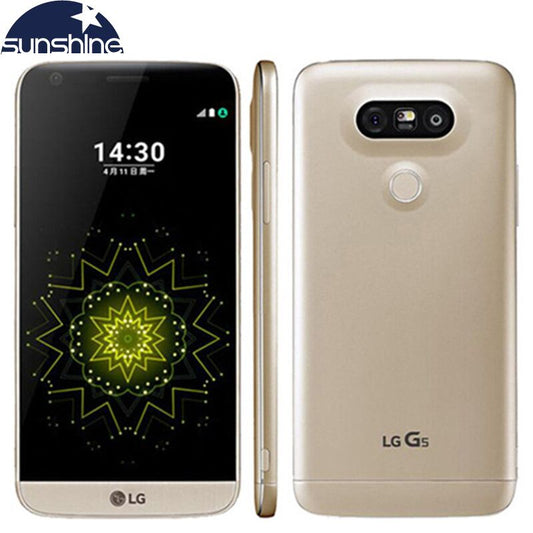 Unlocked  LG G5 Quad-core Mobile Phone Snapdragon 820 4G RAM 16.0MP Camera 5.3'' Fingerprint 4G LTE Smartphone