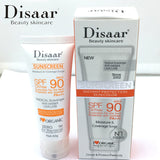 Disaar sunscreen sunblock cream SPA 90 PA+++ BEST instant Protection and coverage foundation