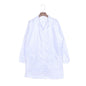 White Blue Medical Anti-static Lab Coat Fabric Smock Unisex Clothes dust-free Dustproof Factory Cleanroom Overalls Plus Size