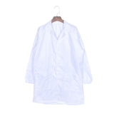 White Blue Medical Anti-static Lab Coat Fabric Smock Unisex Clothes dust-free Dustproof Factory Cleanroom Overalls Plus Size