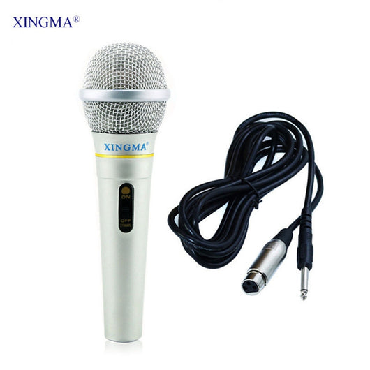 XINGMA AK-319 Wired Dynamic Microphone Professional Karaoke Handheld Microphones Mic For KTV Audio Voice Recording Sound Studio