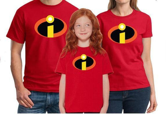 The Incredibles Symbol Youth T-Shirt The Incredibles Logo T-Shirt boys clothing kids clothes boys t shirts summer Incredibles 2