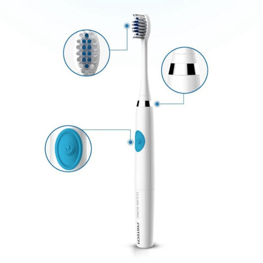 Electric Toothbrush with Replacement Heads Battery Operated Waterproof IPX5 Ultrasonic Toothbrush Oral Hygiene Health Products