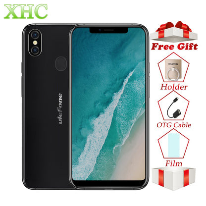 Ulefone X 4GB+64GB 5.85inch Android 8.1 Mobile Phone Wireless Charging Face Fingerprint ID MTK6763 Octa core Dual SIM Smartphone