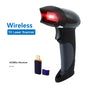 Wireless Barcode Scanner Reader Laser Long Range with Memory Bar Code Scan/Scaner for inventory HW-L2