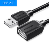 Vention USB to USB Extension Cable Male to Female USB2.0 3.0 Cable Code For Computer to Protect USB Port 5m 3m 2m Cable Extender