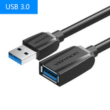 Vention USB to USB Extension Cable Male to Female USB2.0 3.0 Cable Code For Computer to Protect USB Port 5m 3m 2m Cable Extender