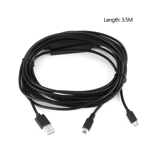 3.5M 2 In 1 Multifunctional Charging Line Charging Cable For Playstation 4 Controller For Playstation 4 VR Controller Black