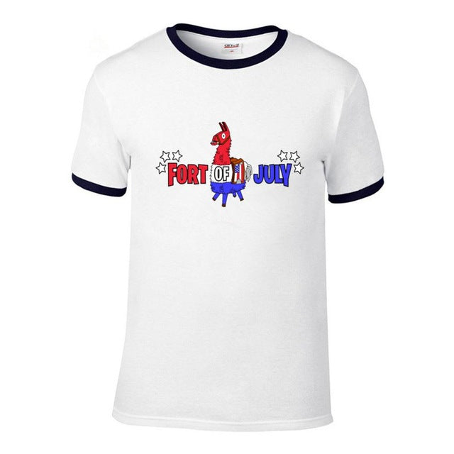 fortnite shirt men funny t shirt game fortnite printing t-shirts Short sleeve hip hop style fornite tshirt summer tops