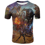 Summer 3D Printing Fortnite T-shirt Men and Women Fortnite Battle Royale T-shirt Men's Fun Fornite Games Short-sleeved T-shirt