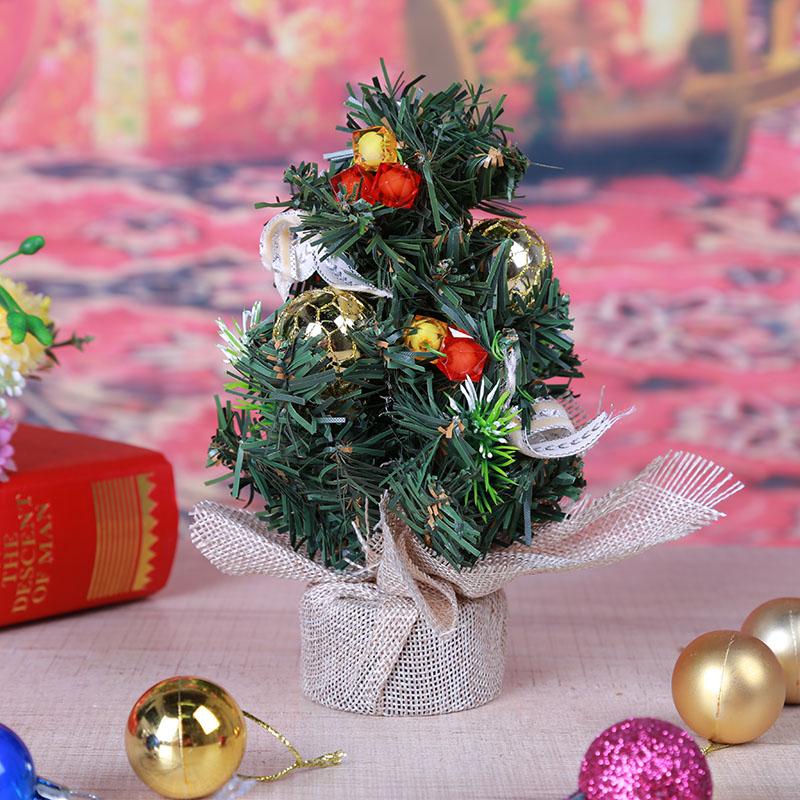 Mini Christmas Tree Ornament Home Office Desktop Table Ornament Christmas Decorations for Home Natal Supplies