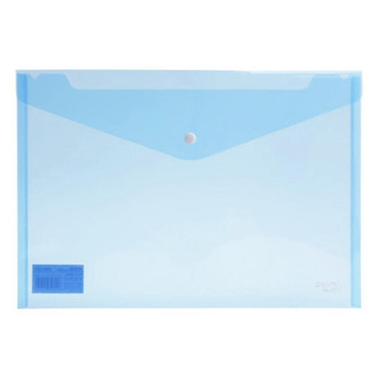 A4 Plastic Documents Bag File Folder With File Button Pressure Paper Organizer Office And School Supplies