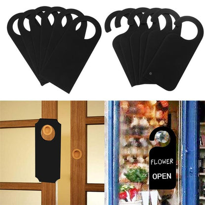 Double-sided Reminder Board  Hanging Wooden Blackboard Wordpad Message Plate Hotel Signs Board Office School Supplies