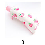 Pink strawberry pencil bag PU Big fruit pen case with sharpener Cute pencase Stationery school supplies Material escolar A6732