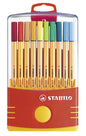 20 Colors/lot Point 88 Color Parade Hang Tab Colored Gel Pen Art Drawing Drafting Pens School Office Stationery Supplies