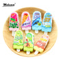 Cute Kawaii Erasers Ice Cream 3d Pencil Eraser For Kids School Supplies