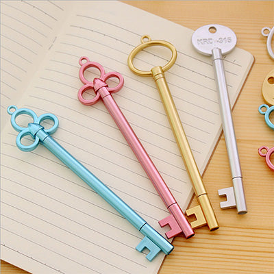 4 Pcs/Lot Key style student gel pen cute pens material canetas escolar stationery papelaria school office supplies