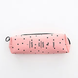New Student Lovers PU Leather  Large Capacity Shool Pencil Bag Pencil Case School Supplies Cosmetic Bag