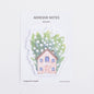 Beautiful flower house Paste memo pad planner sticky note paper sticker kawaii stationery pepalaria office school supplies