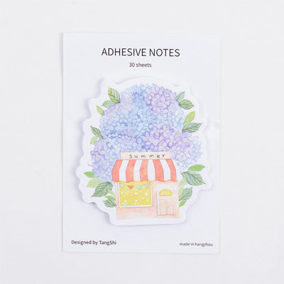 Beautiful flower house Paste memo pad planner sticky note paper sticker kawaii stationery pepalaria office school supplies