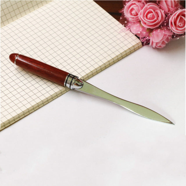 Office & School Letter Opener Office learning culture Cut paper Knife Letter Supplies pen Split file envelopes Safty Blade