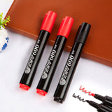 Cute Kawaii Red Black Plastic Marker Pen Whiteboard Pen For Painting Office School Supplies Student
