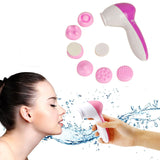 Wash brush High Quality 2018 6-1 Multifunction Electronic Face Facial Cleansing Brush Spa Skin Care Massage Drop shipping June12