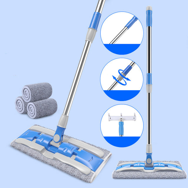 Spray Mops Floor Cleaning Mop Easy Mops Bucket Dust Mop Magic & Easy & Microfiber Electric Broom Rotating Superfine Fiber Mop