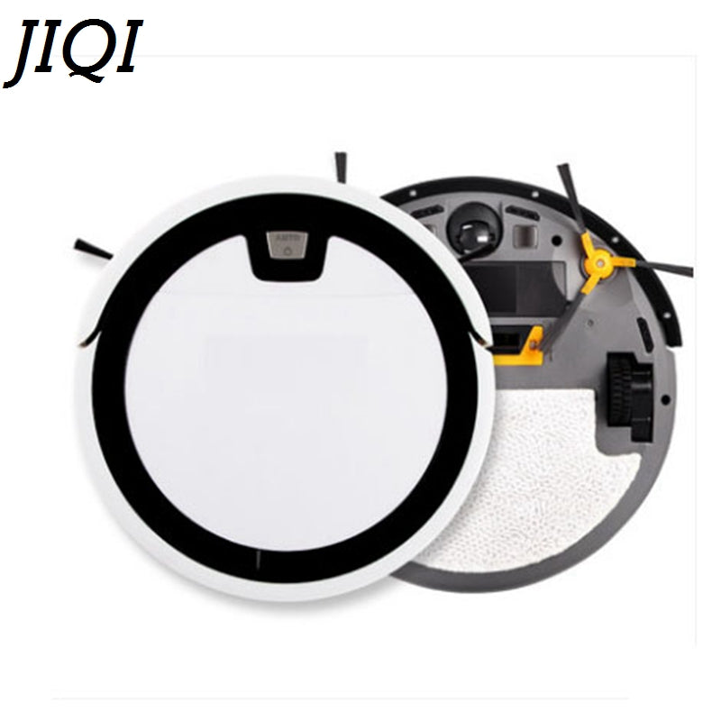 JIQI Intelligent Robot Vacuum Cleaner Self-Charge HEPA Filter Wet and dry mopping sweeper Household smart dust catcher Aspirator