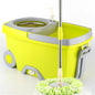 Spin Mop Bucket Stainless Steel Rotating Mop with Bucket Double Drive Hand Pressure Household Floor Cleaning Tools Set