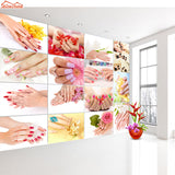 Shinehome-3 d Wallpaper for Livingroom 3d Wall SPA Nail Salon Cosmetic Massage Rose Store Rolls Wall Paper Roll Papel De Parede