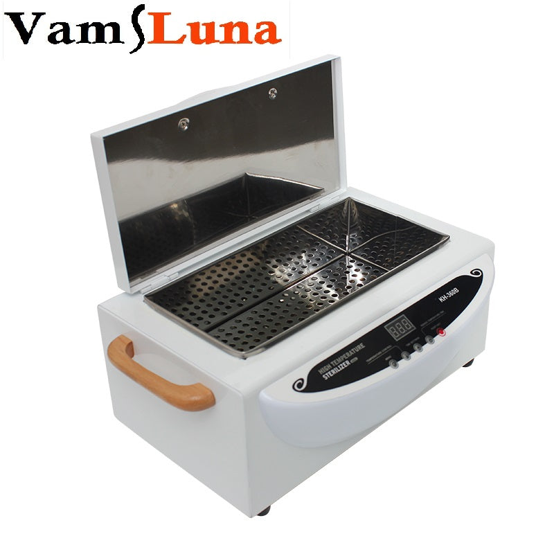 VamsLuna High Temperature Sterilizer Cabinet Sundry Professional Spa Beauty Hair Nail Equipment Sterilizing Disinfecting Tools