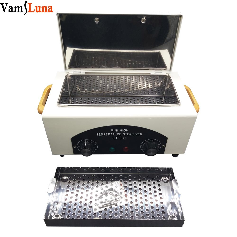 Nail  Sterilizer Hot Air High Temperature Disinfection Cabinet For Hairdressing, Tattoo, Manicure Tool in Beauty Spa