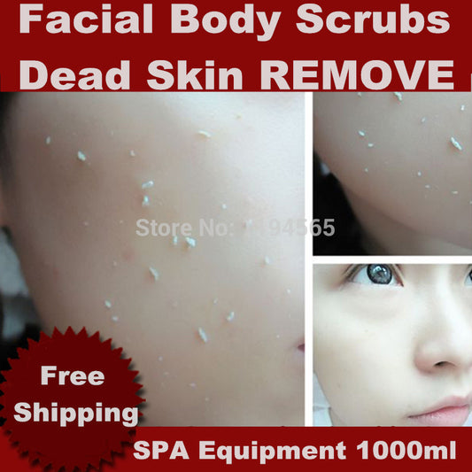 Rose Dead Skin Remove Peeling Removal Facial Body Scrubs Polishes Spa Gel 1000ml Beauty Salon Equipment Wholesale