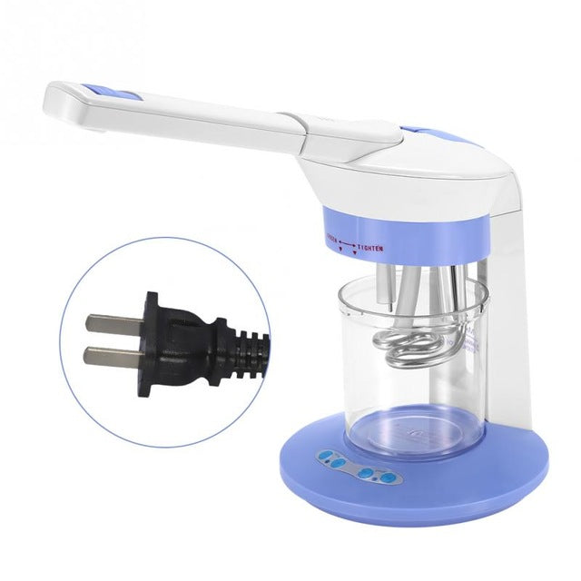 2 In 1 Facial Steamer Moisturize Sprayer Salon Spa Ozone Steaming Ion Sparyer Pores Cleanser Acne Removal Nail Art Salon Tool