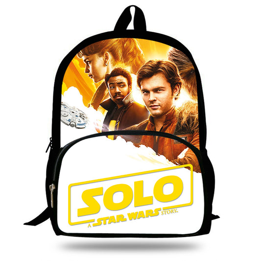 New Hot Solo A Star Wars Story Schoolbag For School Boys Girls Fashion Printed superhero Backpack For Kids Students