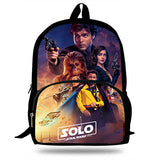 New Hot Solo A Star Wars Story Schoolbag For School Boys Girls Fashion Printed superhero Backpack For Kids Students