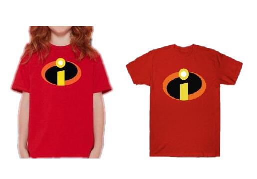 The Incredibles Symbol Youth T-Shirt The Incredibles Logo T-Shirt boys clothing kids clothes boys t shirts summer Incredibles 2