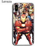 Lavaza The Avengers Infinity War Marvel Hard Phone Shell Case for Apple iPhone X 10 8 7 6 6S Plus 5 5S SE 5C 4 4S Cover Iron Man