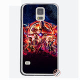 Lavaza The Avengers Infinity War Marvel Hard Phone Shell Case for Samsung Galaxy S7 S6 Edge S3 S4 S5 & Mini S8 S9 Plus Iron Man