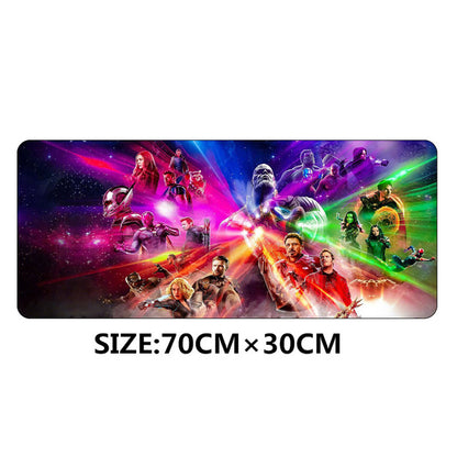 SIANCS 70*30cm Avengers Infinity War anime Gaming Mouse pad XL Large Grande mouse pad Thanos Iron Man gamer Keyboard Mat