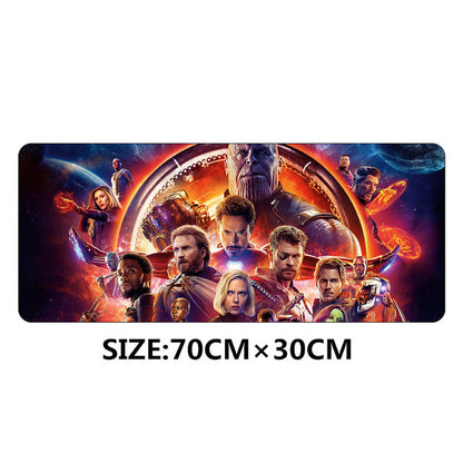 SIANCS 70*30cm Avengers Infinity War anime Gaming Mouse pad XL Large Grande mouse pad Thanos Iron Man gamer Keyboard Mat