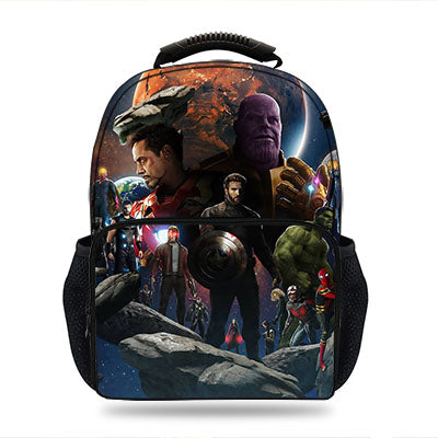 New Casual Men 3d Avengers Infinity War Backpack Kids School bags for boys Felt Backpack teenage girls travel backpack Mochila